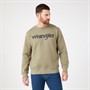 Wrangler Sweatshirts Homme Vert Pâle