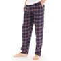 Wrangler Mens Salt Woven Lounge Pants Navy Check