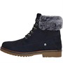 Wrangler Womens Alaska Fur Boots Navy