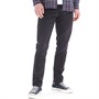 Wrangler Herren Larston Schmale Passform Jeans Schwarz