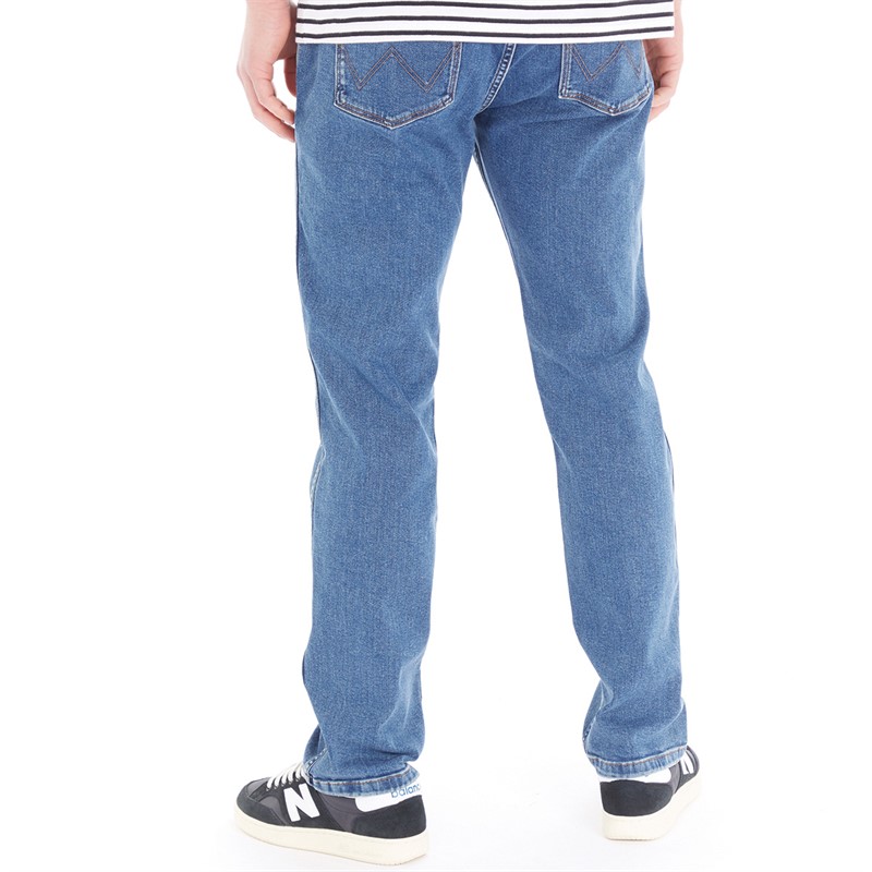 Wrangler Mens Greensboro Straight Fit Jeans Haze