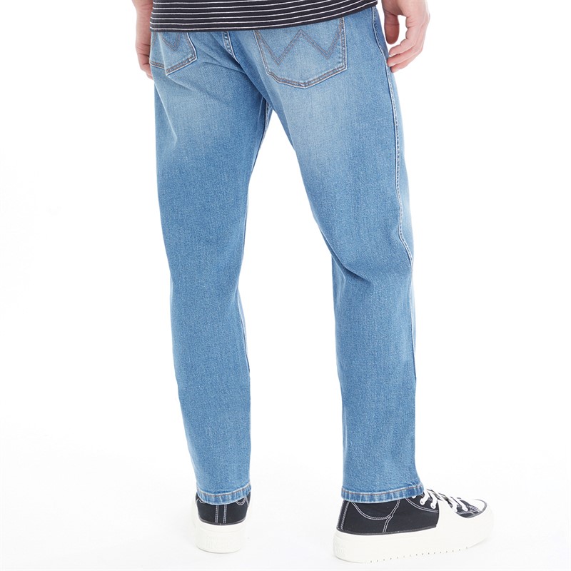 Wrangler Mens Frontier Straight Fit Jeans Stride