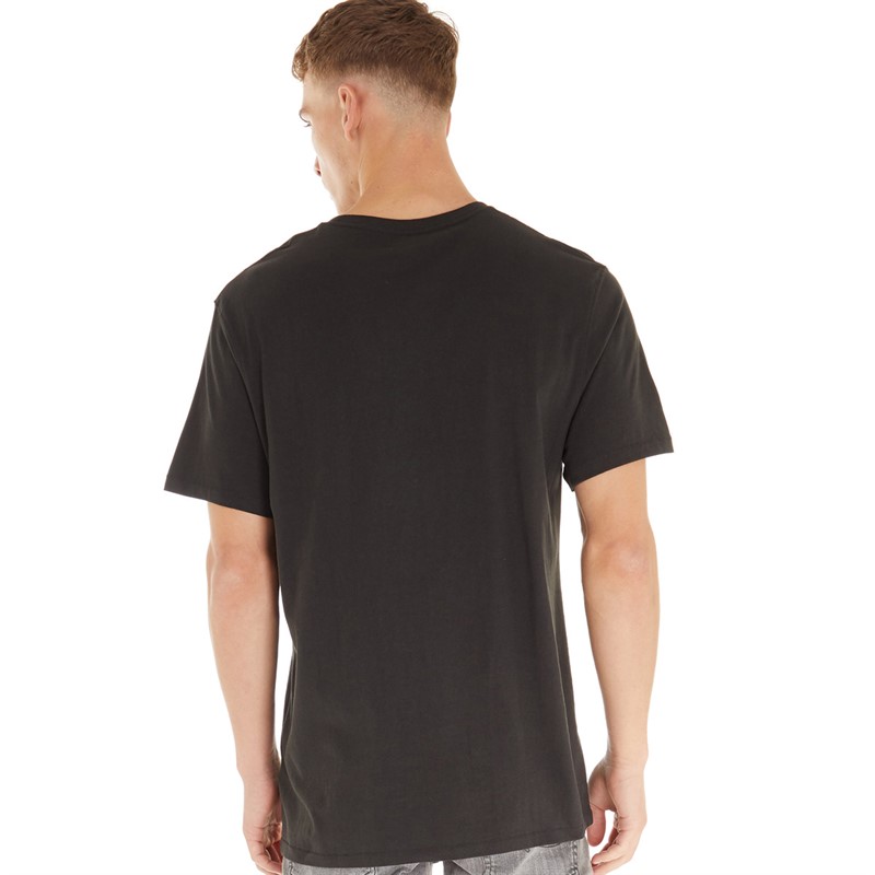 Wrangler Mens Logo T-Shirt Faded Black