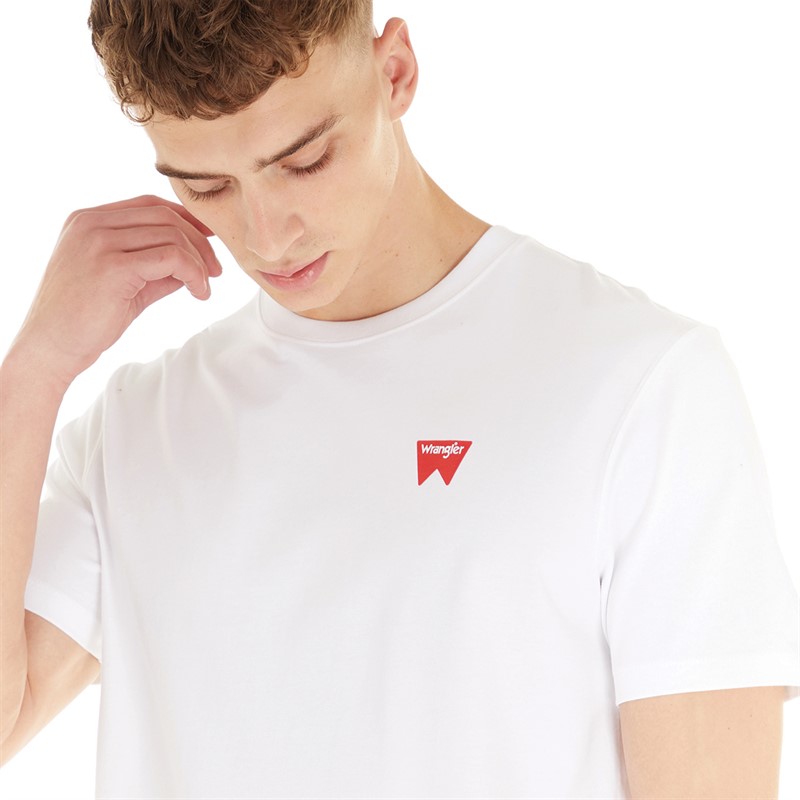 Wrangler Mens Sign Off T-Shirt White