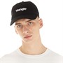 Wrangler Mens Washed Logo Cap Faded Black