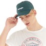 Wrangler Mens Washed Logo Cap Deep Teal Green