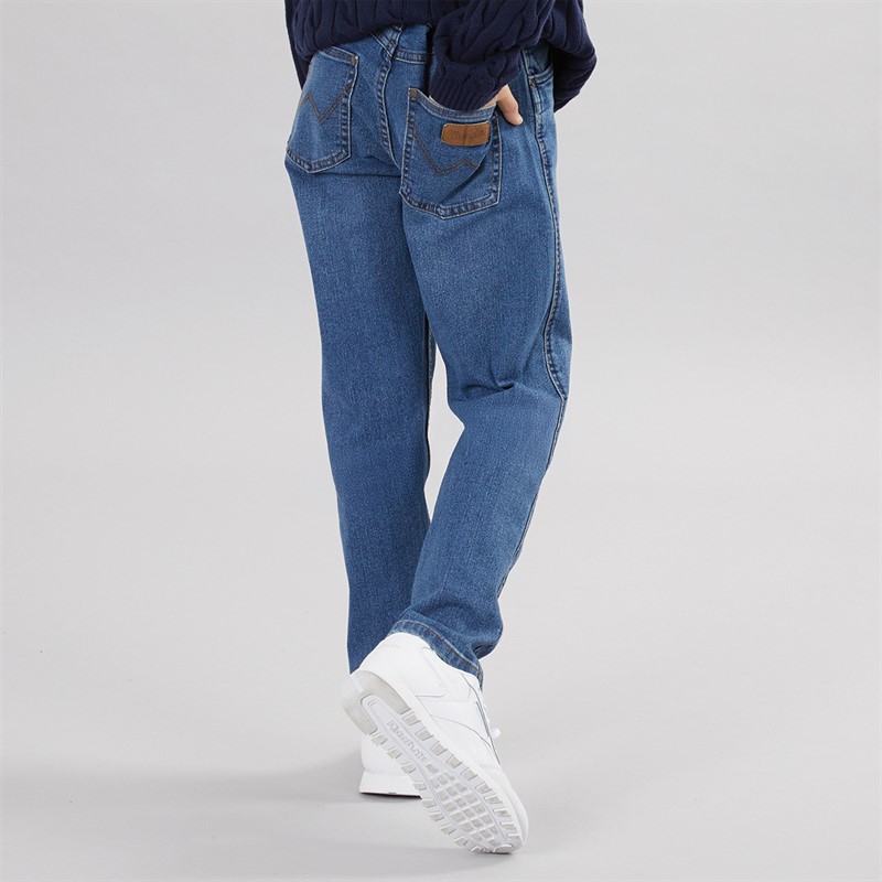 Wrangler Boys Greensboro Regular Straight Jeans Wranch Wash