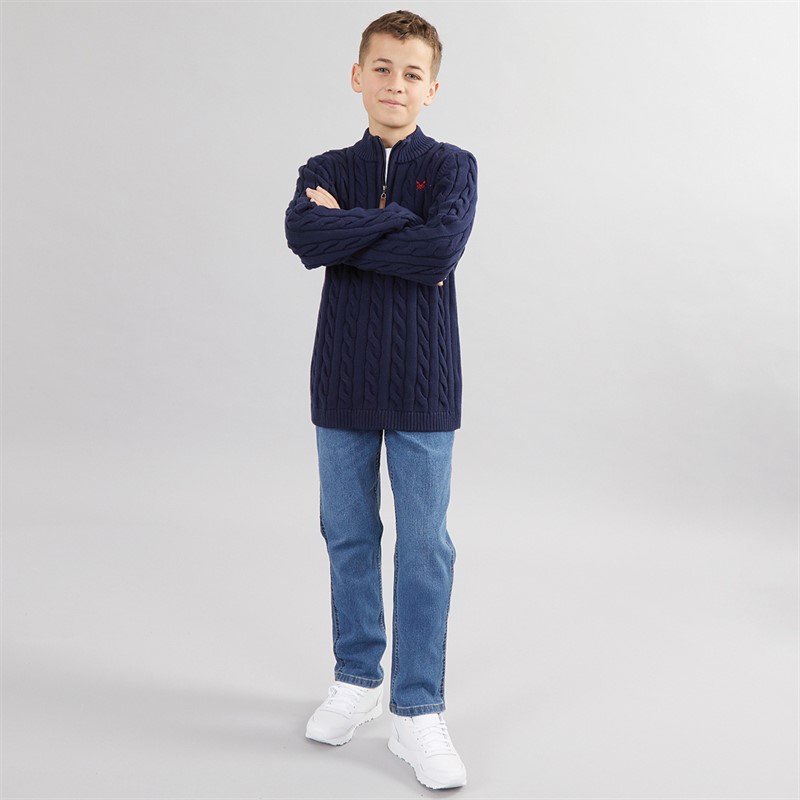 Wrangler Boys Greensboro Regular Straight Jeans Wranch Wash
