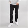 Wrangler Mens Greensboro Straight Fit Jeans Black Rinse