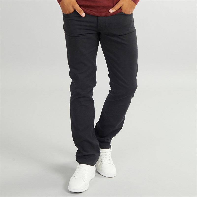 Wrangler Mens Greensboro Chinos Caviar - Size 30/30