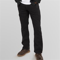 Wrangler Mens Horizon Regular Bootcut Jeans Black Rinse