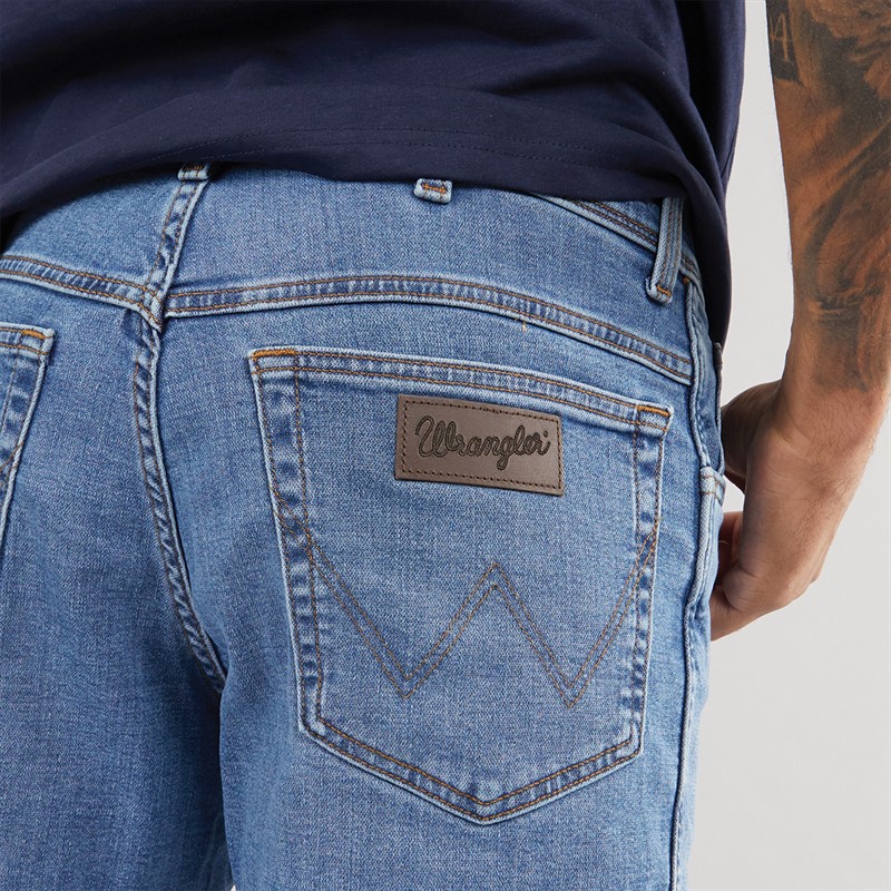 Wrangler Mens Texas Shorts Lagoon