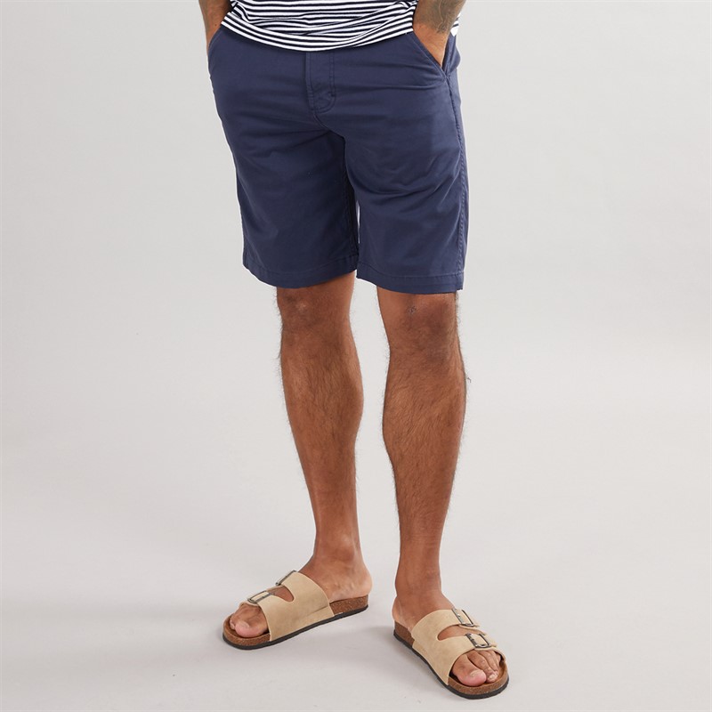 Wrangler Mens Chino Shorts Navy
