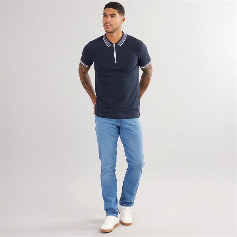 Wrangler Mens Texas Slim Jeans Glacier