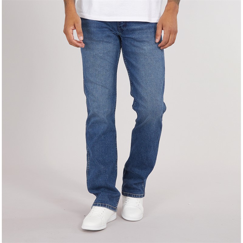 Wrangler Mens Horizon Regular Bootcut Jeans Old Habits - Size 30/32