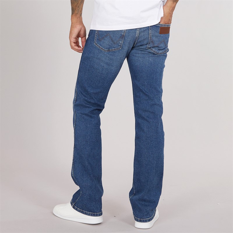 Wrangler Mens Horizon Regular Bootcut Jeans Old Habits
