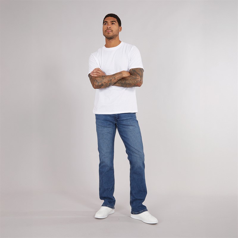 Wrangler Mens Horizon Regular Bootcut Jeans Old Habits