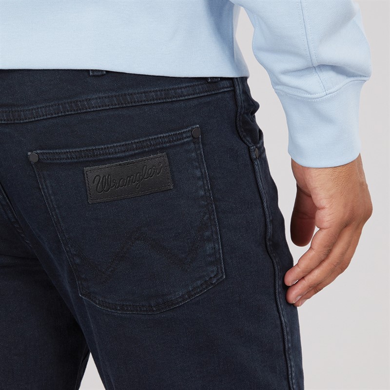 Wrangler Mens Larston Slim Tapered Jeans Cloudy Skies