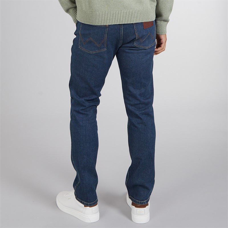 Wrangler Mens Greensboro Straight Fit Jeans Valor
