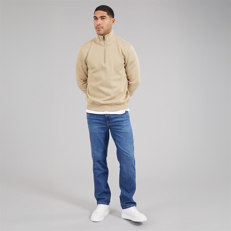 Wrangler Mens Texas Straight Jeans Mid Visual