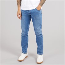 Wrangler Mens Texas Slim Jeans Light Visual