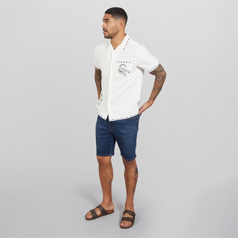 Wrangler Mens Texas Denim Shorts Oliver