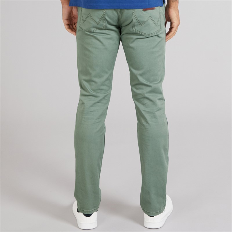 Wrangler Mens Greensboro Chinos Agave Green