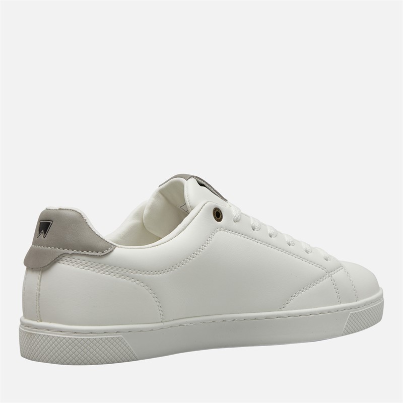 Wrangler Mens Bennet Trainers Bright White