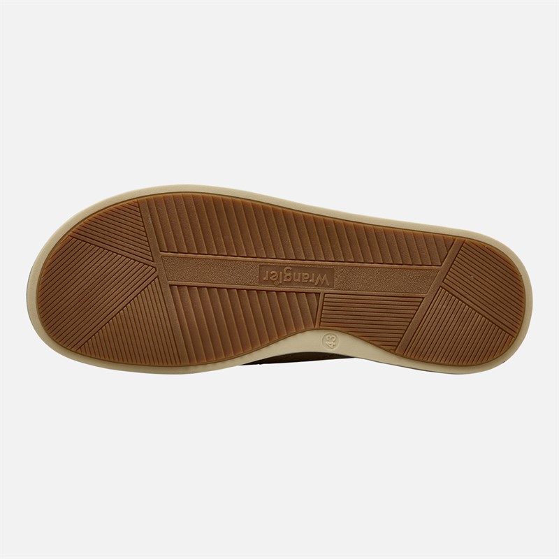 Wrangler Mens Calvin Sliders Warm Sand