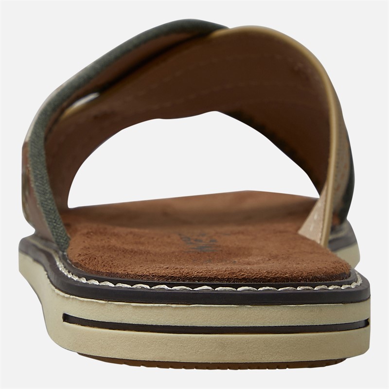 Wrangler Mens Calvin Sliders Warm Sand