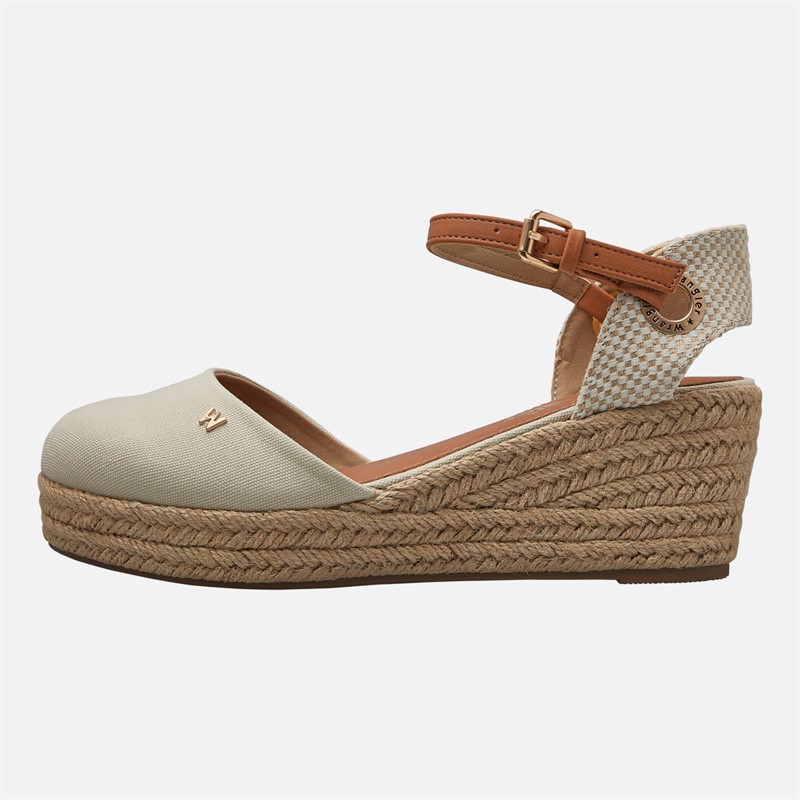 Wrangler Womens Bella Ankle Strap Wedge Sandals Birch