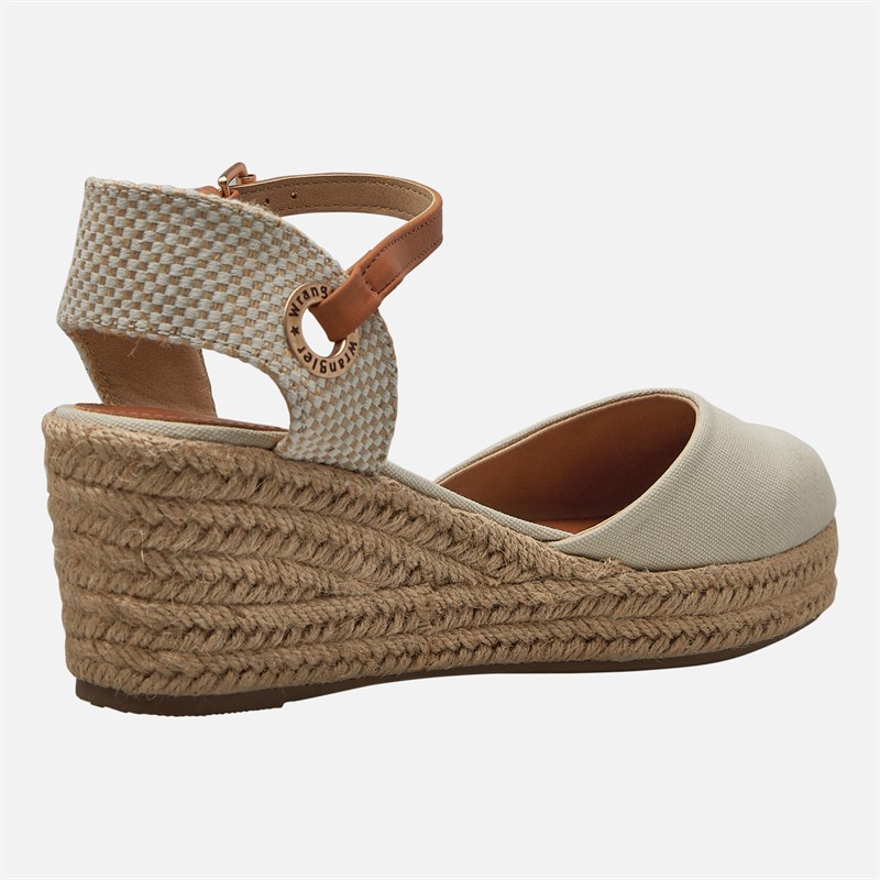 Wrangler Womens Bella Ankle Strap Wedge Sandals Birch