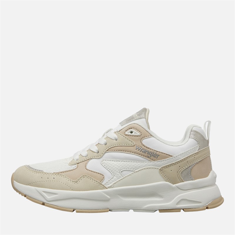 Wrangler Womens Susan Trainers Off White/Birch Off White/ Birch