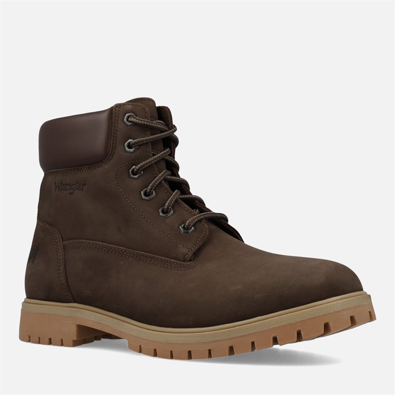 Wrangler Mens Faron Boots Coffee Bean