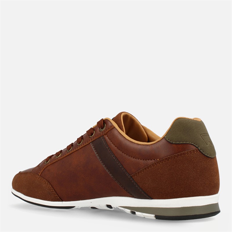 Wrangler Mens Rhys Trainers Tortoise Shell