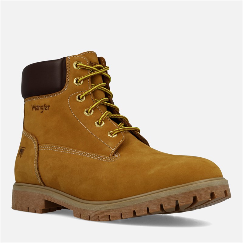 Wrangler Mens Faron Boots Chipmunk