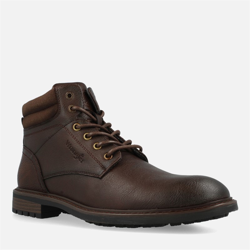 Wrangler Mens George Boots Coffee Bean