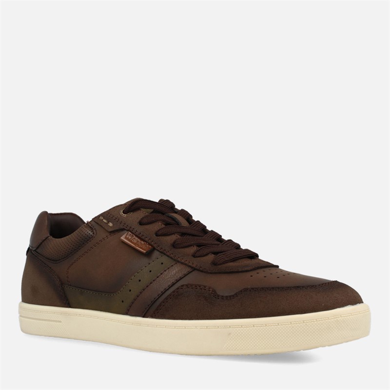 Wrangler Mens Hollane Trainers Chestnut