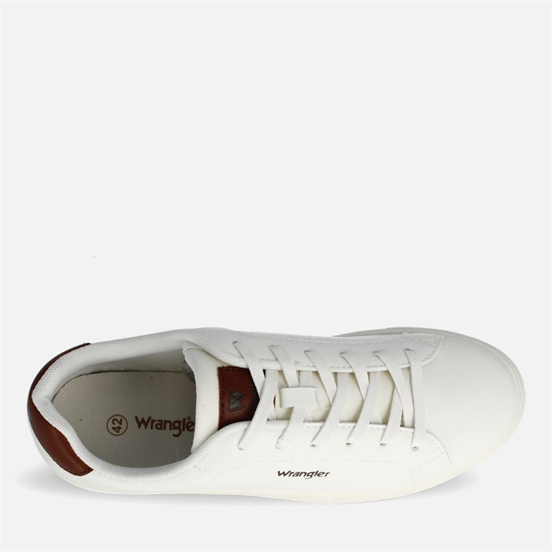 Wrangler Mens Dusteen Trainers Bright White