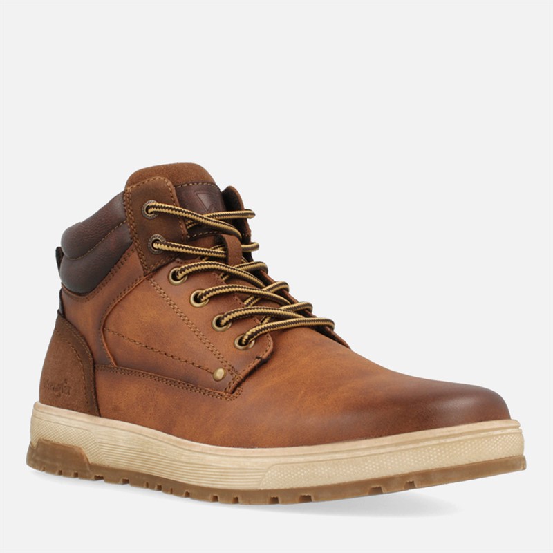 Wrangler Mens Amos Boots Tortoise Shell