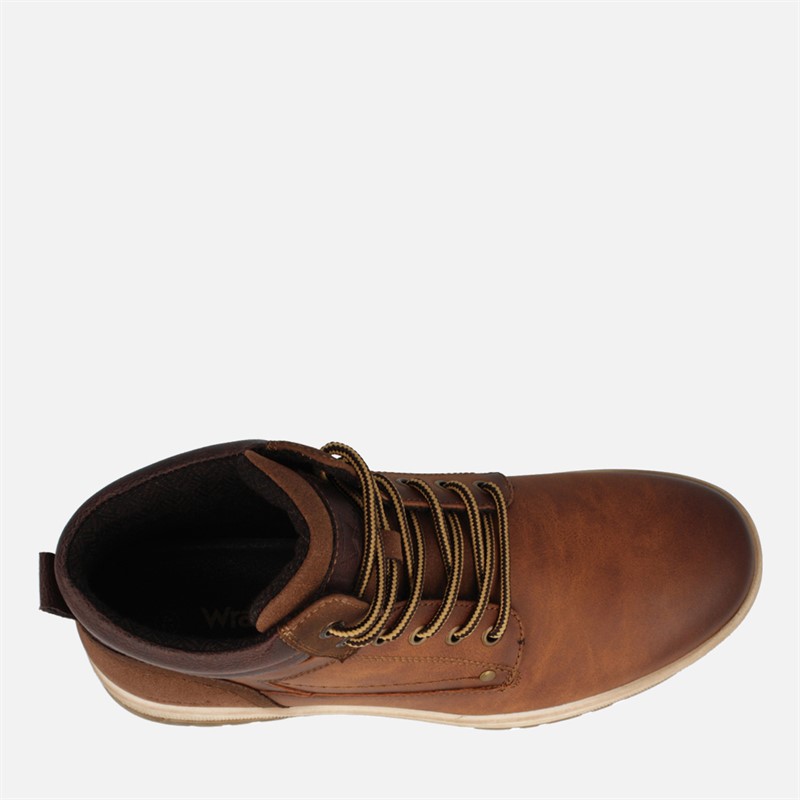 Wrangler Mens Amos Boots Tortoise Shell