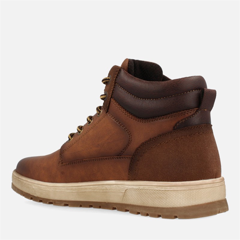 Wrangler Mens Amos Boots Tortoise Shell