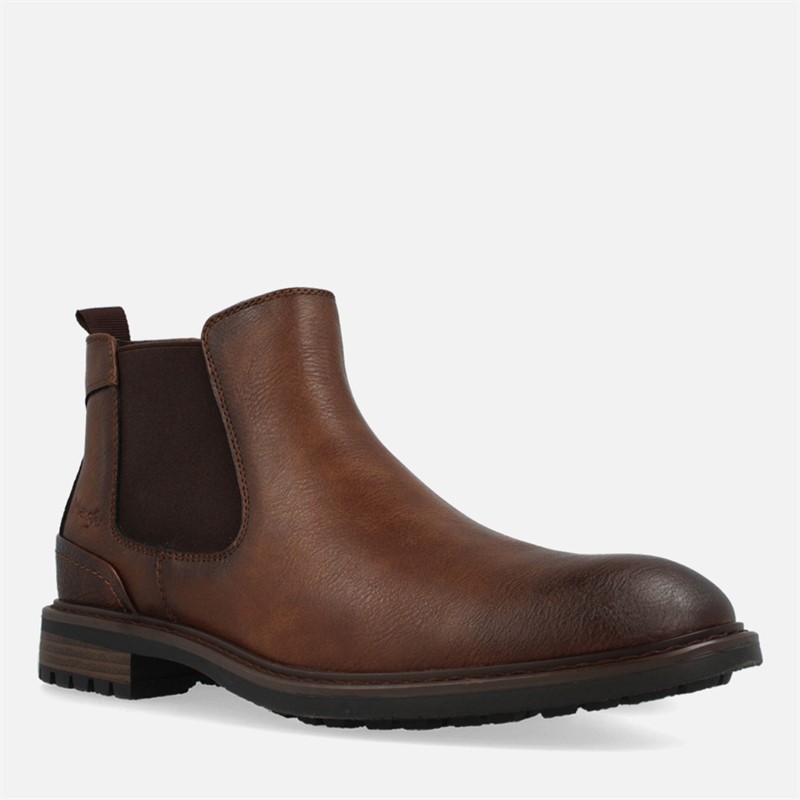 Wrangler Mens Randy Chelsea Boots Tortoise Shell