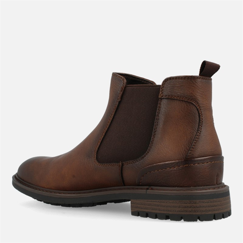 Wrangler Mens Randy Chelsea Boots Tortoise Shell