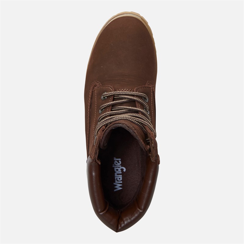Wrangler Womens Faron Boots Coffee Bean