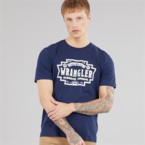 Wrangler Mens Americana T-Shirt Navy
