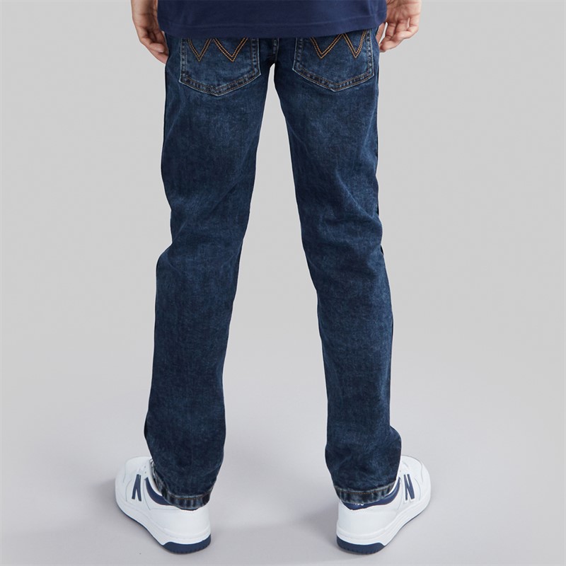 Wrangler Boys Greensboro Straight Fit Jeans Blue Black
