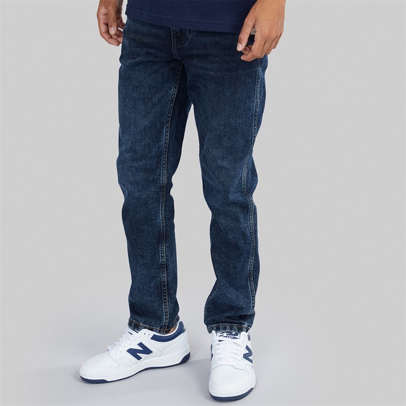 Wrangler Boys Greensboro Straight Fit Jeans Blue Black