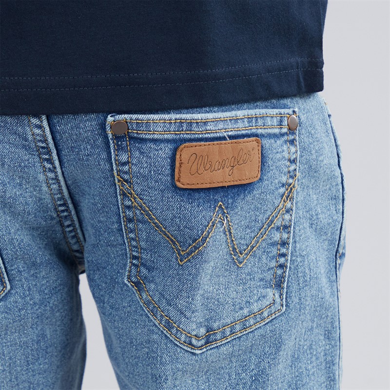 Wrangler Boys Greensboro Straight Fit Jeans Octane