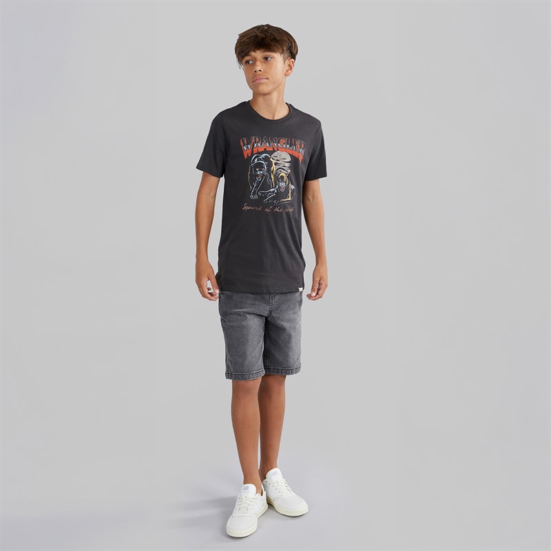 Wrangler Boys Jaguar T-Shirt Wrangler Black